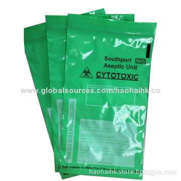 Resealable Zipper Bags with Flat Bag Together, Used in Hospitals and Express